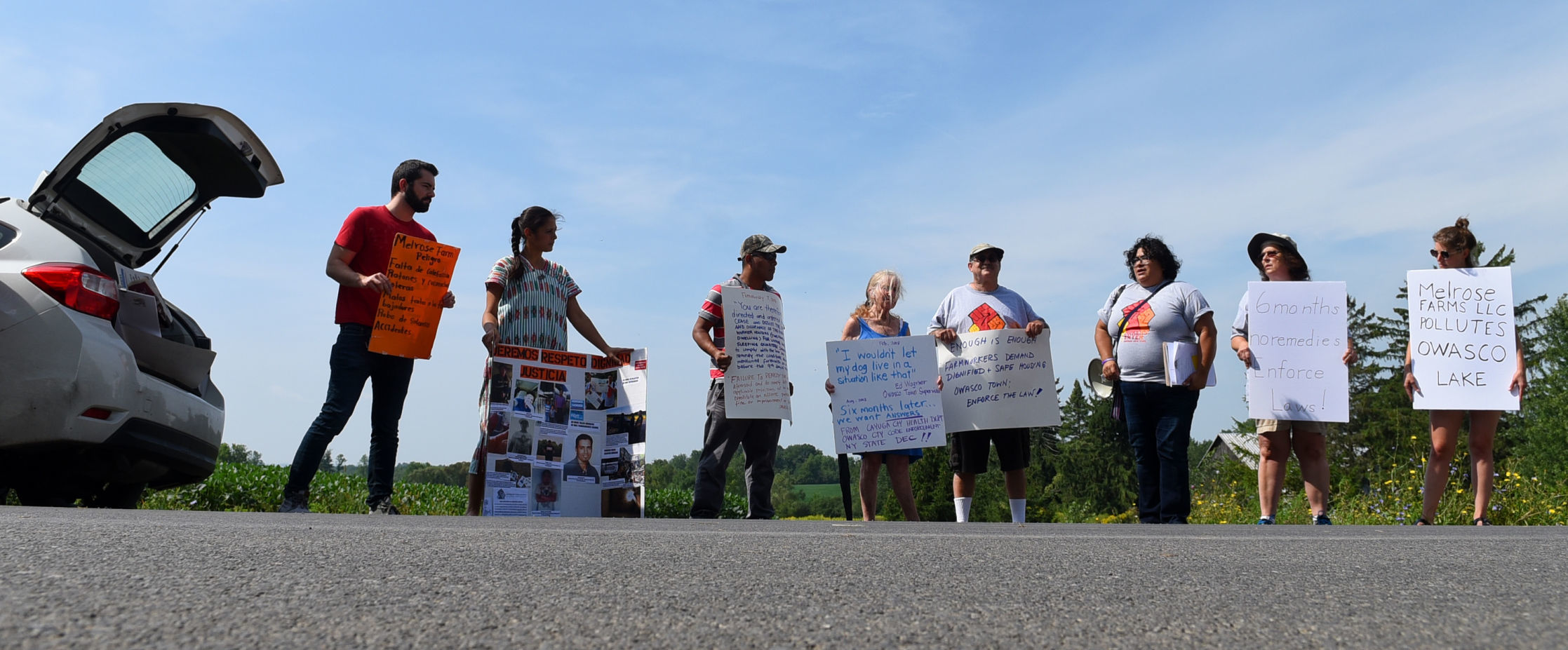 Melrose Farm Protest 2